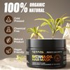 Raw Batana Oil for Hair Growth Dr Sebi Organic, Cold Pressed Batana Oil Hair Mask, 100 Percent Pure Batana Oil from Honduras, Prevents Loss, Moisturizes Scalp, Restores Dry Damaged Hair
