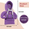 Car Shift Knob Hoodie, Funny Gear Shift Knob Shirt Sweater, Winter Warm Shift Knob Cover Sweater Shirt, Automotive Interior Novelty Accessories Decorations, Universal Fit Knob Cover Gift (Purple)