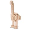 Eco-Bricks 3 in 1 Builds Africa - Earth-Friendly Kids Building Blocks - Create 3 Different Animals, Camel, Elephant, Ostrich