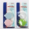 Pocket Pill Caddy Travel Plastic Container Medicine Tablet Case Holder 2 Pc New(Colors may vary )