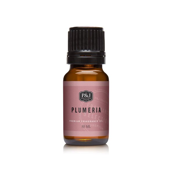 P&J Fragrance Oil | Plumeria Oil 10ml - Candle Scents for Candle Making, Freshie Scents, Soap Making Supplies, Diffuser Oil Scents
