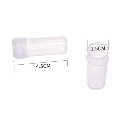 5ML Plastic Sample small Bottles Vial Storage with Lid Vial Storage Container for Small Items-50PCS