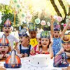 24 Pcs Space Birthday Party Hats for Kids, Space Headbands, Space Paper Party Crown for Boys Girls, Outer Space Hats, Space Birthday Decorations, Space Party Favors, Space Themed Party Supplies