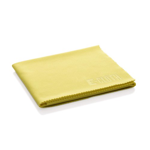 E-Cloth Glass & Polishing Cloths, Premium Microfiber Glass Cleaner, Great for Windows, Glass and Mirrors, Washable and Reusable, 100 Wash Guarantee, Assorted Colors, 1 Pack
