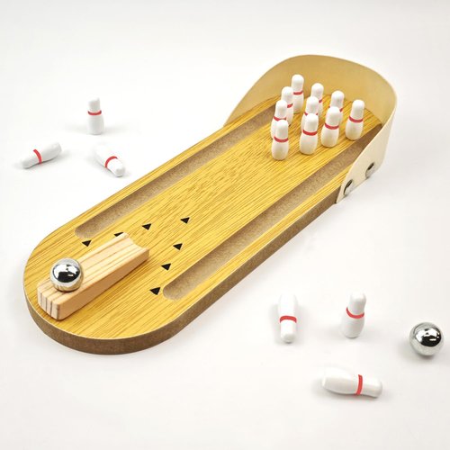 Table Top Mini Bowling Game Set for Adults, Funny White Elephant Gifts Ideas for Teen Boys,Desk Tabletop Stress Relief Gadgets Toys Games for Office Coworkers, Small Fun Stocking Stuffers Gag Gifts