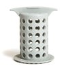 ShowerShroom the Revolutionary 2" Stand-Up Shower Stall Drain Protector Hair Catcher/Strainer, Gray