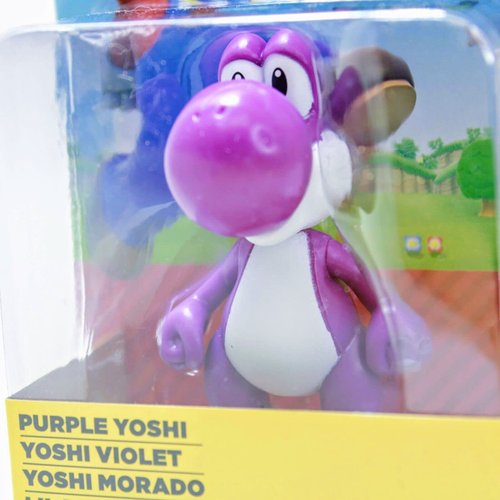 Super Mario 2.5 inch Mini Action Figure - Purple Yoshi - Packaging May Vary