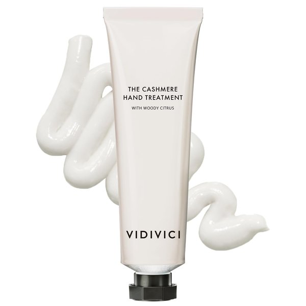 VIDIVICI The Cashmere Hand Treatment Woody Citrus - Hand Cream Enriched with Shea Butter for Deep Hydration - Citrus, Bergamot and Woody Scent - Scented Hand Butter for Dry & Cracked Hands, 1.69oz.