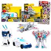 Transformers Action Figure Set - Bundle of 2 Transformers Toys: Starscream and Prowl Plus Stickers | Transformers Pack for Kids