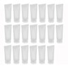 ericotry 20PCS Clear Empty Refillable Plastic Soft Tubes Cosmetic Sample Bottles Jars Makeup Travel Containers For Lip Balms Lip Gloss Shampoo Shower Gel Body Lotion (15ml)