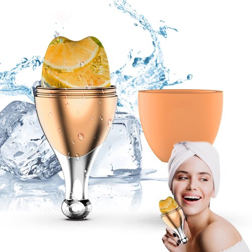 USINMIN Ice Face Roller,Ice Roller for Face and Eye Beauty Ice Facial Rollers Mold Facial Icing Massage Puffiness Relief Skin Care Tools for Brighten Lubricate Shrink Pores Remove Fine Lines