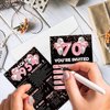 REWIDPARTY Rose Gold 70th Birthday Invitation Cards with Envelopes & Stickers（Set of 15） Back in 1954 Fill in Invitations Happy 70th Birthday Invites 70 Years Old Birthday Party Supplies for Adults