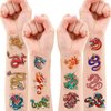 Ancient Dragon Tattoos Chinese Dragon Temporary Tattoos Stickers 85PCS Chinese Fairy Dragon Themed Stickers for Kids Birthday Party Supplies, Decorations, Favors, Prizes Cute Gifts for Boys and Girls