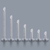 Wensilon（300pcs）#8×3/4”for Sheet Metal Self-Tapping Screws 410 Stainless Steel Truss Head High-Strength Quick Tapping Screws