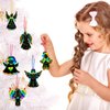 Motipuns 80 Pcs Christmas Angel Scratch Cards for Boys Girls Rainbow Christmas Ornaments Christmas Crafts for Winter Xmas Holiday Party Supplies Home Classroom DIY Activities