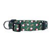 Native Pup Christmas Dog Collar (Medium, Santa & Reindeer)