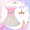 Princess Dress Up for Girl - Dress up Clothes for Toddler Girl, Princess Toys Christmas Birthday Gifts for 3 4 5 6 7 Little Girls
