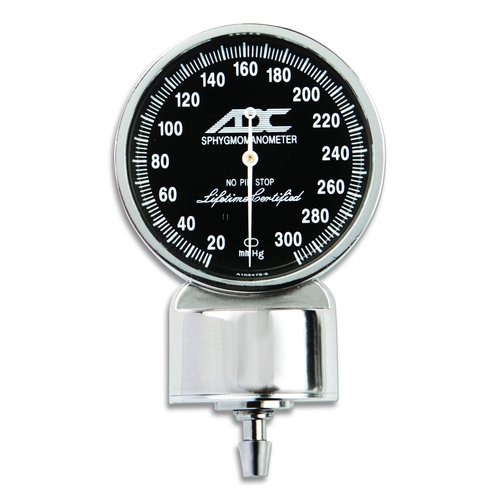 ADC Diagnostix 700 Premium Professional Pocket Aneroid Sphygmomanometer with Adcuff Nylon Blood Pressure Cuff, Adult, Burgundy