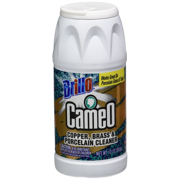 Brillo Cameo Copper, Brass & Porcelain Cleaner, 10 Ounce (Pack of 1)