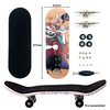 BRAVORD Professional Complete Wooden Fingerboard 32/34mm 5-Ply Maple Finger Skateboard with Upgraded Components (Captain-M)