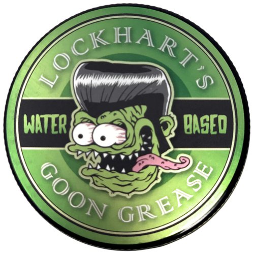 Lockhart’s Authentic Handcrafted Water-Based Goon Grease Firm Hold Hair Pomade, High Shine (3.4oz.)