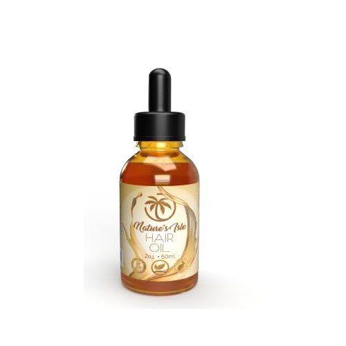 Herbal Island Hair Oil - All Natural - 60ml Bottle
