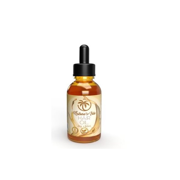 Herbal Island Hair Oil - All Natural - 60ml Bottle