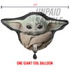 Baby Yoda Themed Happy Birthday Party Balloons Kit, Latex & Foil Balloons with The Child , 19 Balloon set, Perfect for Birthday days, garland, favors & Mandalorian Decorations or Star Wars Supplies