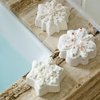 LA SALT CO Snowflake Crystal Bath Bomb - Winter Forest, Aromatherapy for Bath or Shower Steamer, All-Natural, Handmade, Vegan (Snowflake Pattern Will Vary - Single)