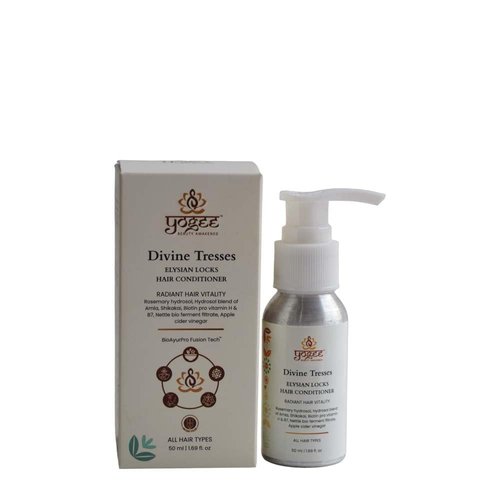 YOGEE Organic Hair Conditioner | Elysian Locks | Natural Ayurvedic Nourishment | Sustainable, Super Intense Care | Amla, Shiakai, Apple Cider | 250ml