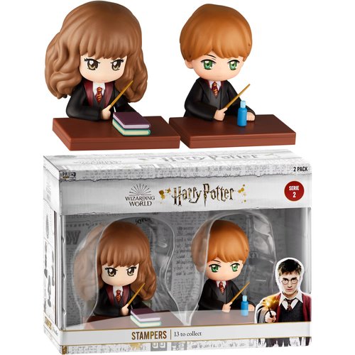 P.M.I. Hermione & Ron w/Potions | Collection of 13 Harry Potter Stamps | Harry Potter Gifts & Harry Potter Toys | Party Supplies, Party Decor, Mini Figurines, Toys, Gifts