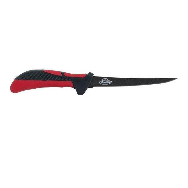 Berkley 4" XCD Fillet Knife, Full Tang Stainless Steel Blade, Best for Smaller Fish, Can Be Used as a Bait Knife, Short, Semi-Flex Blade for Easy Handling and Smooth, Precise Cuts