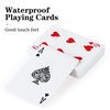 Timenued Plastic Playing Cards Waterproof Playing Cards 2 Pack,Decks of Poker Cards Set for Adults,Poker Size Regular Index,Suitable for Various Cards Games,Bridge,Pinochle,Cartas