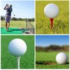 THIODOON Golf tees 2 1/8 inch Less Friction Wood Tees Training for Golfer Professional Natural Wood Golf tees Bulk 100 Count Golfing Tees