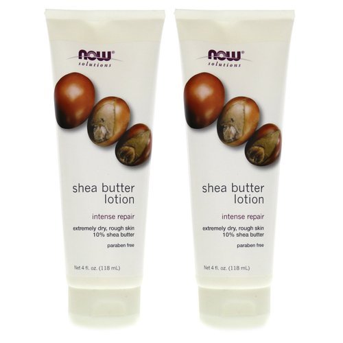 Now Foods Shea Butter Lotion - 4 oz. pack of 2