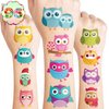 Owl Temporary Tattoos Stickers – 96PCS Party Favors for Kids | Birthday, Classroom Prizes, Christmas & School Gifts