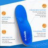 Kelaide Arch Support Insoles Relief Plantar Fasciitis, Comfort Orthotic Inserts for Flat Feet, Feet Pain, Pronation, Shoes Insoles for Men and Women Blue