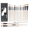ARTIFY Watercolor Brush Set, 17 Pcs Professional Paint Brushes with Case for Beginners and Artists, Suitable for Watercolor, Gouache, Ink, Tempera, and Fabric Painting