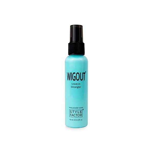 Style Factor Wigout Leave in Detangler Baby Powder Scent 2.3 oz