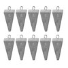 Pyramid Sinkers Fishing Weights Kit Bullet Fishing Weights Sinkers for Ocean Saltwater Surf Fishing Gear Tackle 1oz 2oz 3oz 4oz 5oz 6oz 8oz