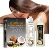 Coconut Oil Shampoo and Conditioner Set for Men & Women, Anti Hair Loss Set Thickening for Hair Regrowth, Anti Thinning For Hair Care, Anti Dandruff Treatment (Coconut)