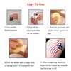 Independence Day Temporary Tattoo Kids Adults, 10sheets Fake Tattoos Waterproof Body Art Stickers USA National Flag Red White Blue for 4th of July Memorial Day Decoration