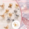 AUOCATTAIL 40Pcs Small Butterfly Hair Clips for Women Gold Silver Mini Metal Butterflies Hair Claw Clips Hairpins Decorative Cute Hair Barrettes Hair Accessories for Girls Bride Wedding Birthday Party