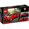 LEGO Speed Champions 76895 Ferrari F8 Tributo Toy Cars for Kids, Building Kit Featuring Minifigure (275 Pieces)