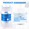 GOLDEN ICEPURE 5 Micron 4.5" x 10" Whole House Sediment Water Filter Compatible for GE GXWH30C GXWH35F, Plumber W10-PR, Culligan RFC-BBSA, W15-PR, Culligan HD-950, WFHD13001B 2PACK