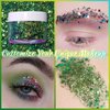 Boko 1.76oz Body Glitter Gel, Chameleon Emerald Liquid Chunky Glitter Lotion Mermaid Sequins for Face Hair Body Makeup, Christmas Coachella St Patrick's Day Mardi Gras Rave Accessories - Siren Jade