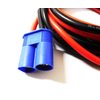 WST EC8 Male Connector to EC8 Female Connector RC Extension Cable Lead Adapter for RC Battery Charger (10AWG Silicone Wire 15CM/0.5FT)