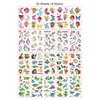 Temporary Tattoos for Kids -Waterproof Mixed Style Cartoon Fake Tattoo, Glow in The Dark Tattoo Sticker Decor for Boys Girls, Party Supplies Favor (Tattoo kits-Style1) (Tattoo Mixed Style2)