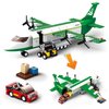 City Cargo Plane Building Set, Plane City Kits Building Blocks with Car, Luggage Tray, Movable Stairs, Compatible with Lego Plane Airport, Airplane Model Toys Gifts for Adults Boys Girls 6-12