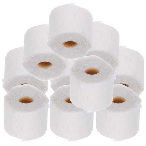 Alasum 10pcs Dollhouse Toilet Tissue Miniature Paper Towels Mini Toilet Tissue Small Simulation Roll Paper Model Bathroom Accessory, 1.50X1.50X1.50CM, Pink, A6UVD01584A1434MN